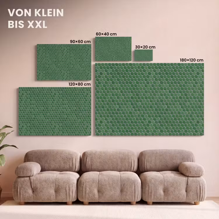 Penny - Mozaïek - Bosgroen - Green canvas 2cm klein 34 -Xsfeer8_DE