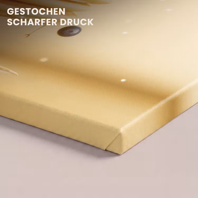 Pannenkoeken - Eten - Honing - Geel canvas 2cm klein -closeup_print_DE