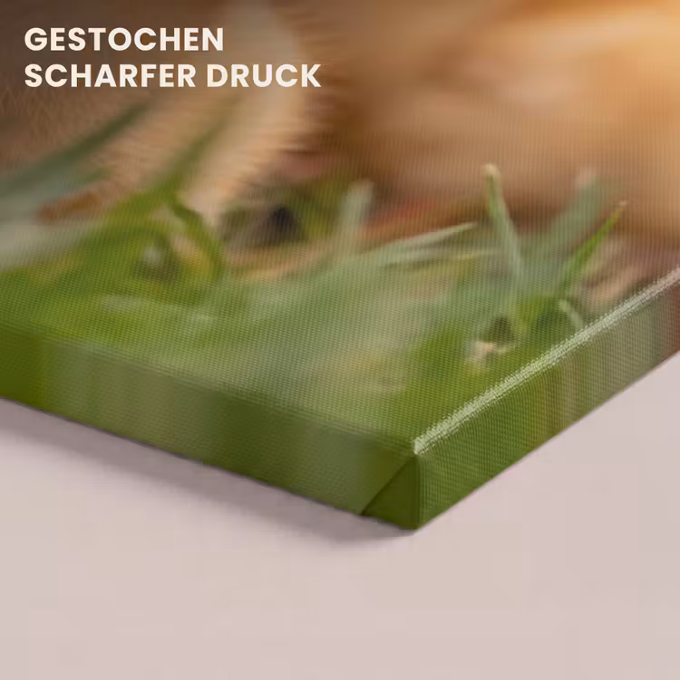 Pijltje - Eend - Natuur - Geel canvas 2cm klein -uniquesellingpoint_afwerking-onlywow_DE