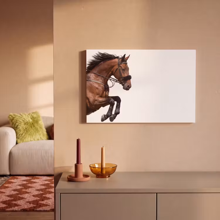 Paard - Springen - Modern canvas 2cm klein -sfeer1