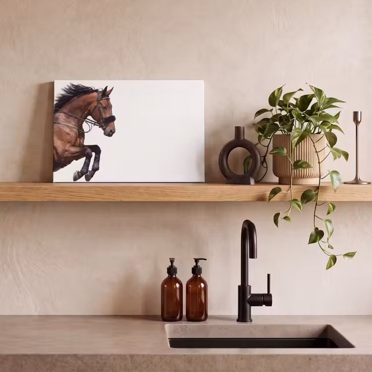 Paard - Springen - Modern canvas 2cm klein -sfeer3