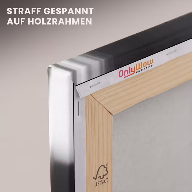 Paard - Bord - Pasta - Tafelkleed - Zwart Wit - Dieren canvas 2cm klein -uniquesellingpoint_afwerking-onlywow_DE