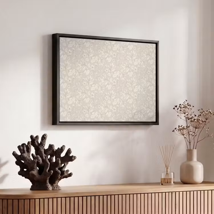 Pioenrozen - Bloesem - Bessen Canvas met baklijst klein 1125 -atmosphere_sfeer3_global