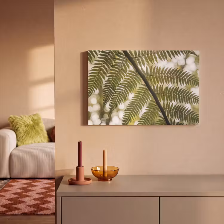 Plant - Blad - Natuur - Groen - Detail canvas 2cm klein -sfeer1