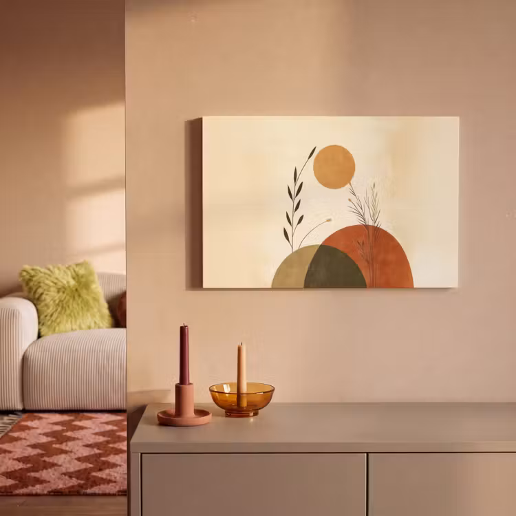 Planten - Abstract - Vormen canvas 2cm klein -sfeer1
