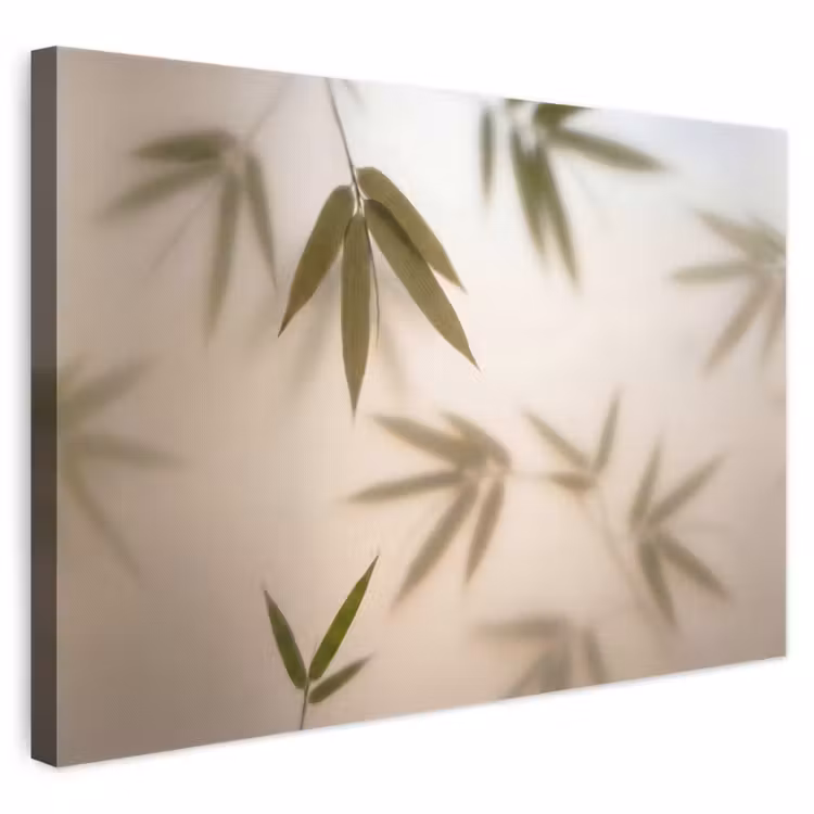 Planten - Bladeren - Natuur - Groen canvas 2cm klein -3d