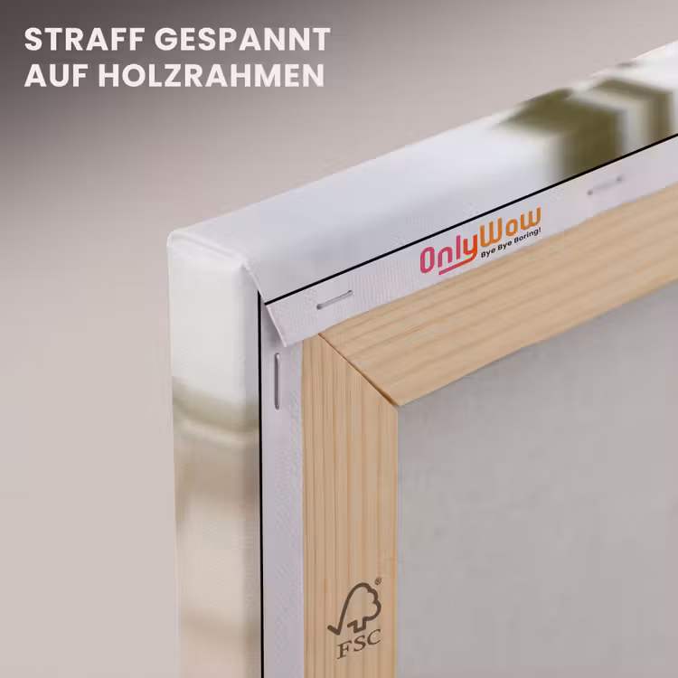 Planten - Bladeren - Natuur - Groen canvas 2cm klein -uniquesellingpoint_afwerking-onlywow_DE