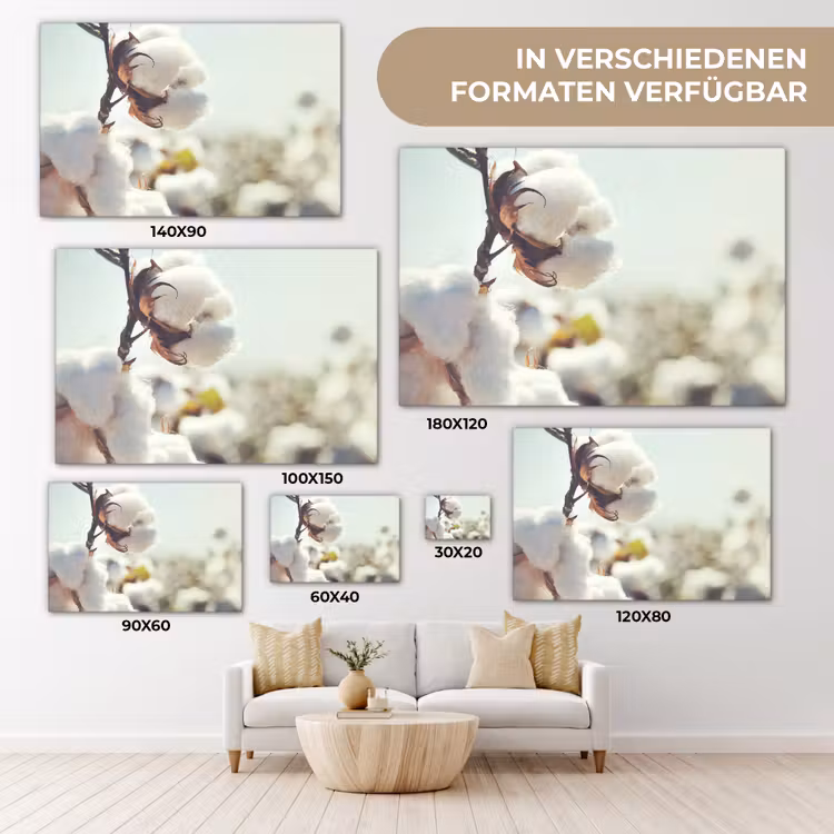 Planten - Bloem - Tak - Natuur canvas 2cm klein -Xsfeer8_DE