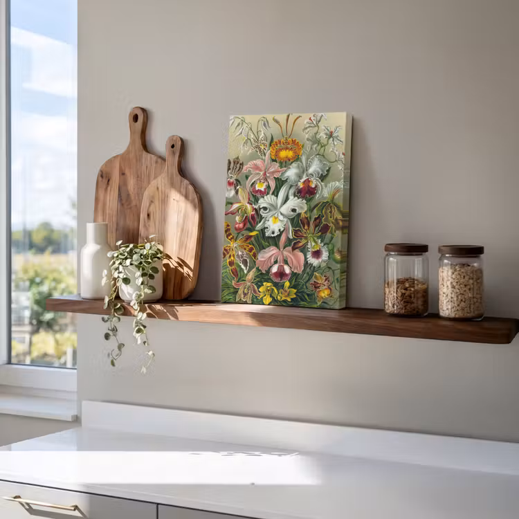Planten - Natuur - Bloemen - Ernst Haeckel canvas 2cm klein -atmosphere_sfeer3_global