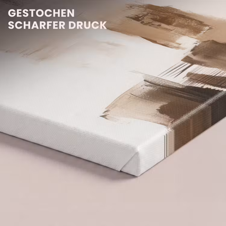 Penseelstreken - Abstract landschap - Rust canvas 2cm klein -uniquesellingpoint_afwerking-onlywow_DE