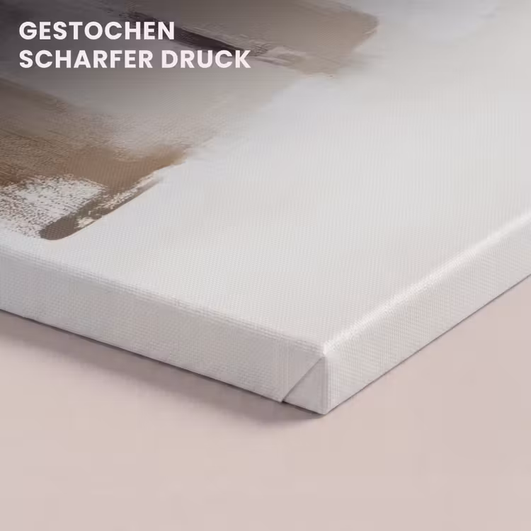 Penseelstreken - Balans - Beige - Bruin canvas 2cm klein -closeup_print_DE
