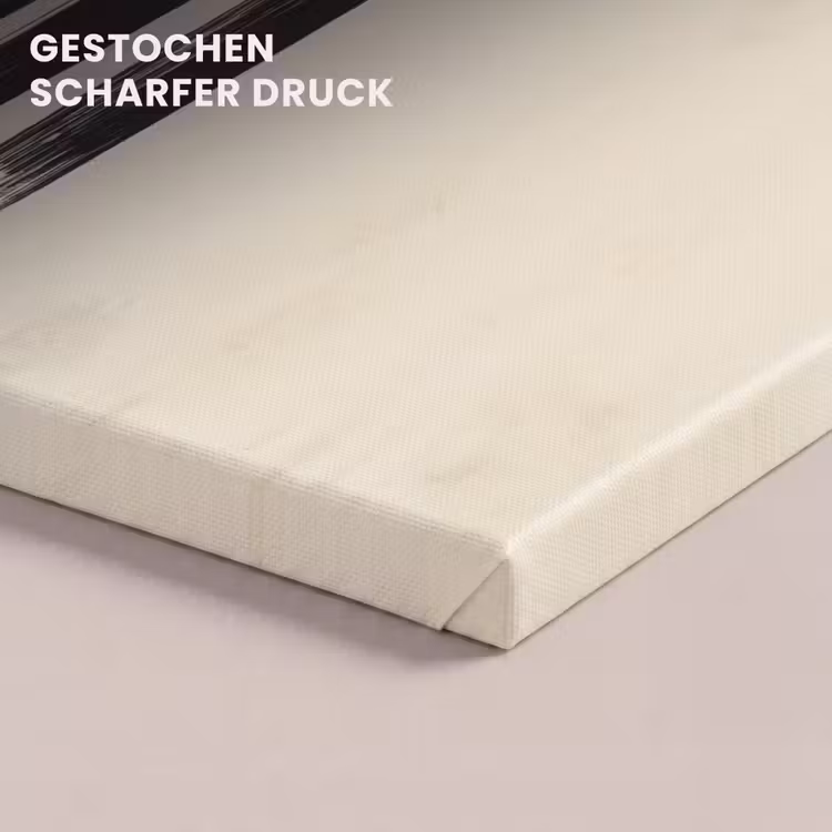 Penseelstreken - Verticaal - Zwart canvas 2cm klein -uniquesellingpoint_afwerking-onlywow_DE