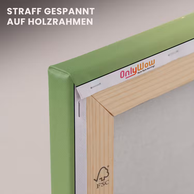Pistache - Taart - Noten - Eten canvas 2cm klein -uniquesellingpoint_afwerking-onlywow_DE