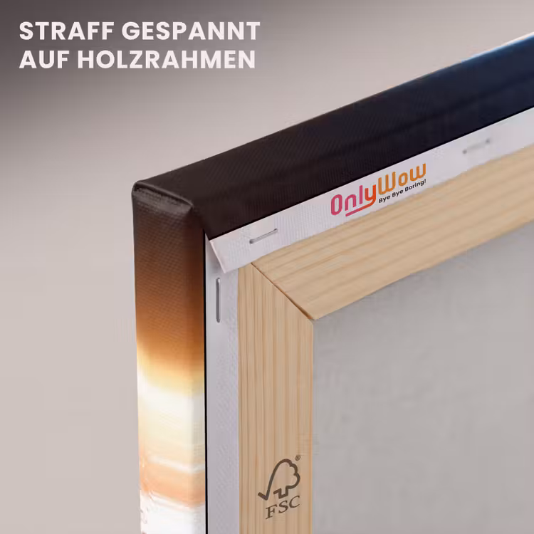 Leinwandbild - Planet – Weltraum – Kosmos - Planeet - Ruimte - Kosmos canvas 2cm klein