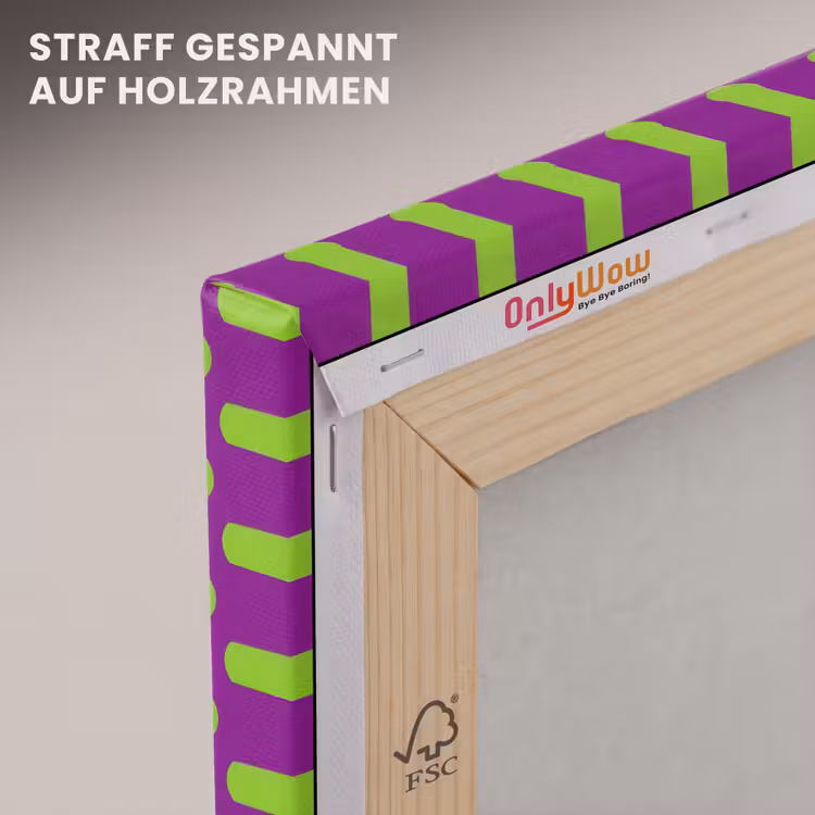 Stippen - Klassiek - Groen canvas 2cm klein 34 -uniquesellingpoint_afwerking-onlywow_DE