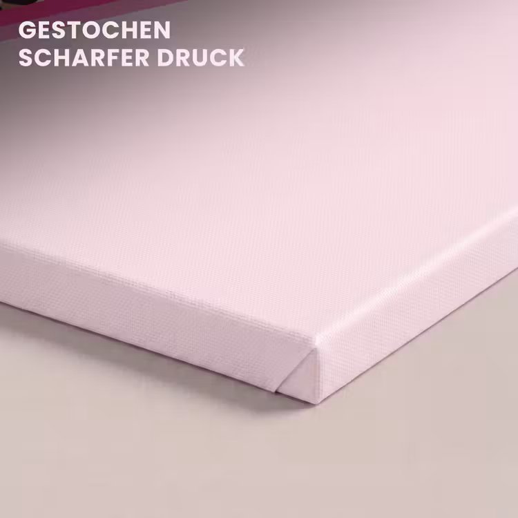 Stippen - Roze - Bliksem canvas 2cm klein -closeup_print_DE