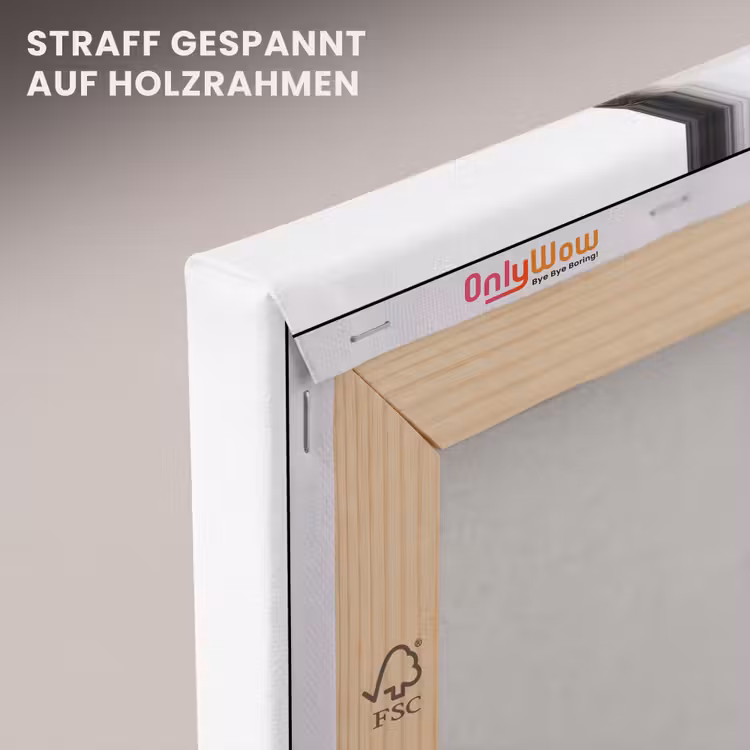 Portret - Pak - Roken - Zwart - Wit - Stoer canvas 2cm klein -uniquesellingpoint_afwerking-onlywow_DE