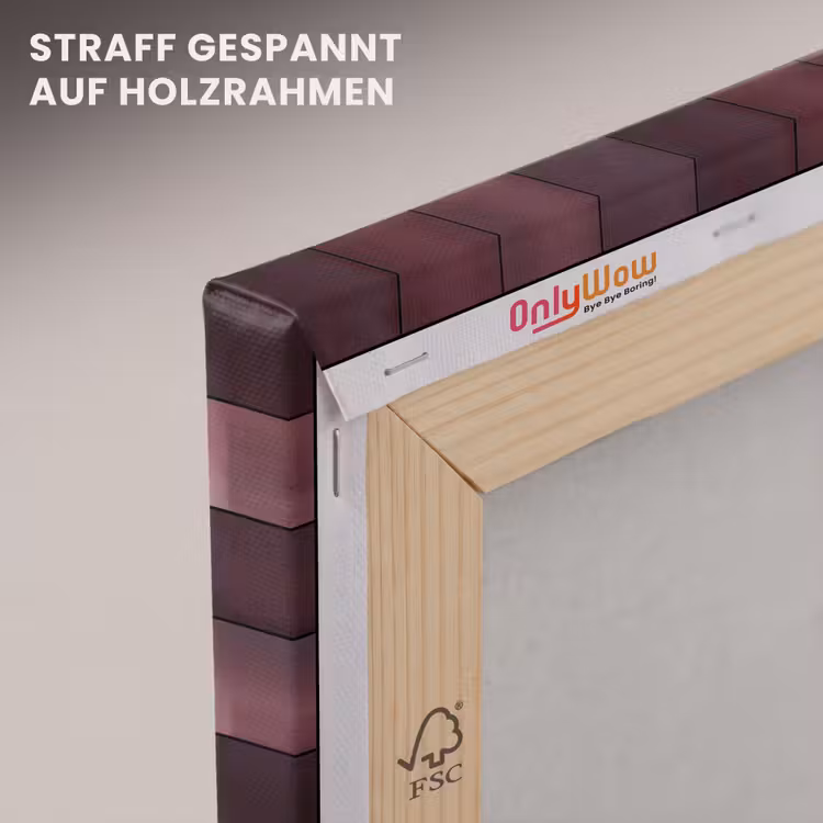 Vierkant - Tegel - Patroon - Paars canvas 2cm klein 34 -uniquesellingpoint_afwerking-onlywow_DE