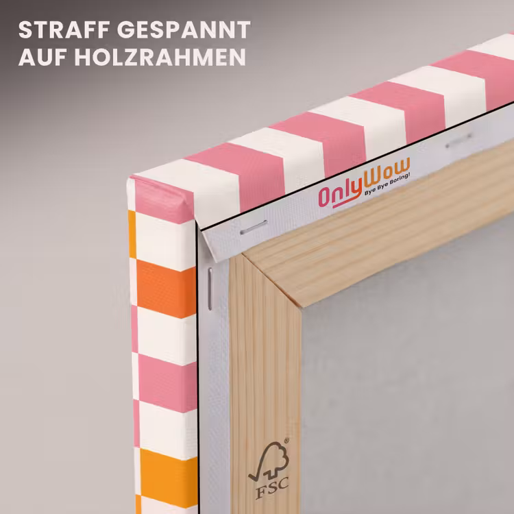 Vierkant - Patroon - Oranje canvas 2cm klein 34 -uniquesellingpoint_afwerking-onlywow_DE