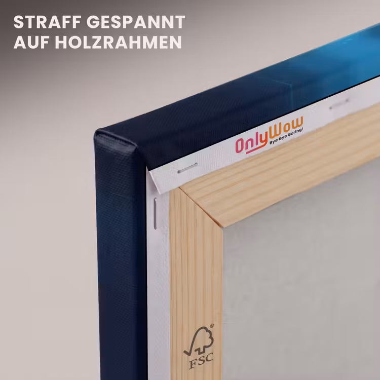 Kwal - Lichtgevend - Tentakels - Blauw canvas 2cm klein -uniquesellingpoint_afwerking-onlywow_DE