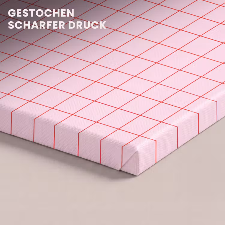 Raster - Patroon - Roze canvas 2cm klein 34 -closeup_print_DE