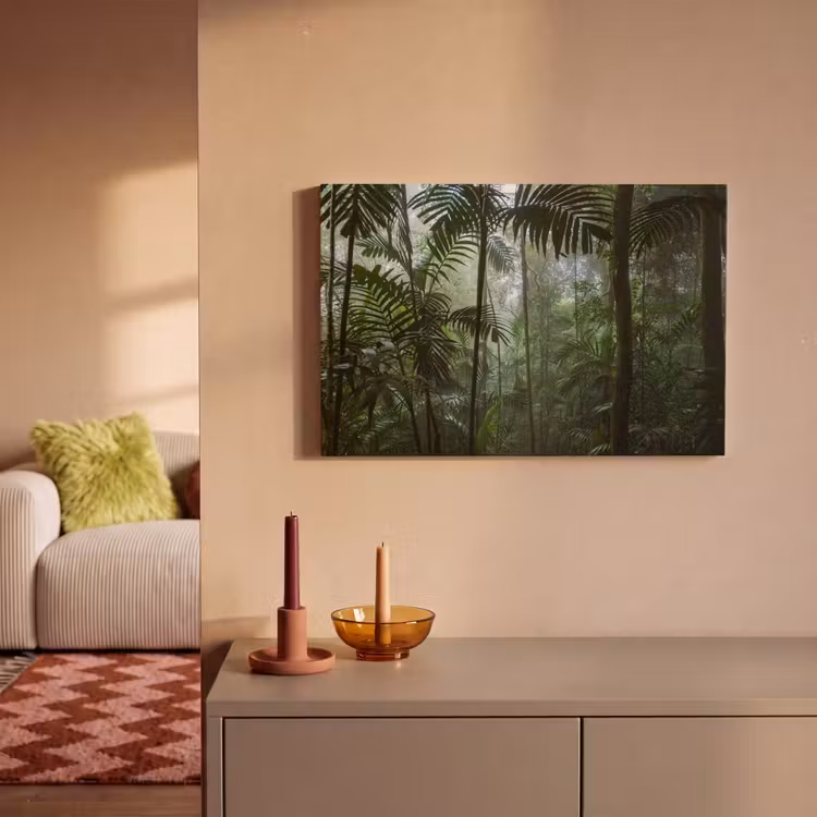 Regenwoud - Tropisch - Jungle - Bomen - Planten canvas 2cm klein -sfeer1