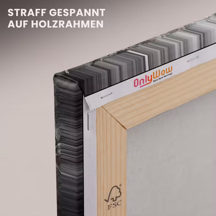 Relaxt - Bad - Zwart - Wit canvas 2cm klein -uniquesellingpoint_afwerking-onlywow_DE