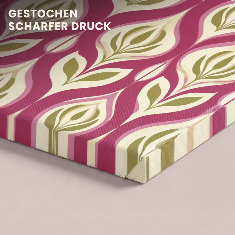 Retro - Floraal - Paars canvas 2cm klein 34 -closeup_print_DE