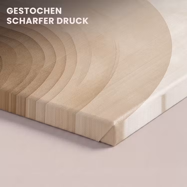Retro - Geometrische lagen - Aardetinten canvas 2cm klein -uniquesellingpoint_afwerking-onlywow_DE
