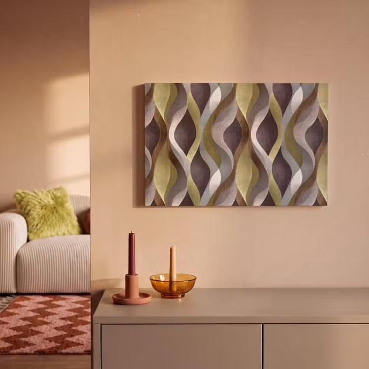 Retro - Banen - Kleurrijk canvas 2cm klein 34 -sfeer1