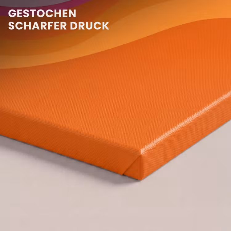 Retro - Waves - Kleurrijk canvas 2cm klein -uniquesellingpoint_afwerking-onlywow_DE