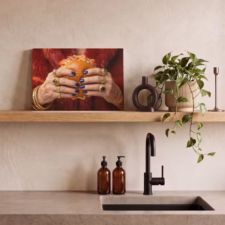 Broodje - Bontjas - Goud canvas 2cm klein -closeup_print_DE