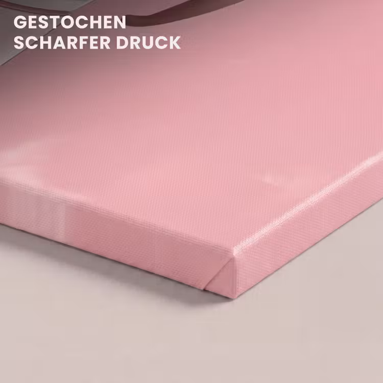 Roze - Mokkapot - Illustratie - Koffie canvas 2cm klein -uniquesellingpoint_afwerking-onlywow_DE