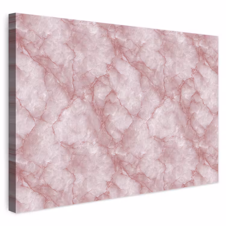 Roze - Kwartsmarmer - Aders canvas 2cm klein 34 -3d