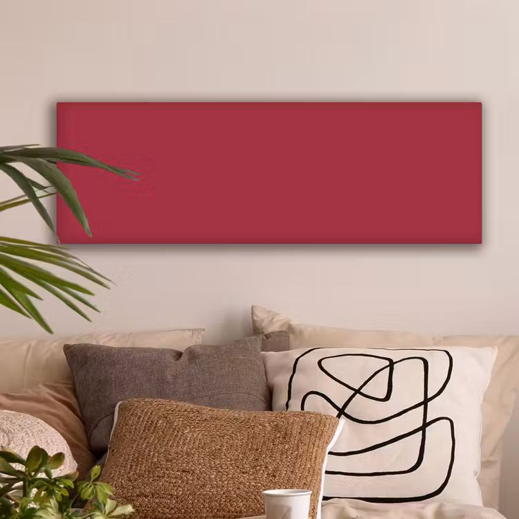 Rood - Effen kleur canvas 2cm klein 828 -sfeer1