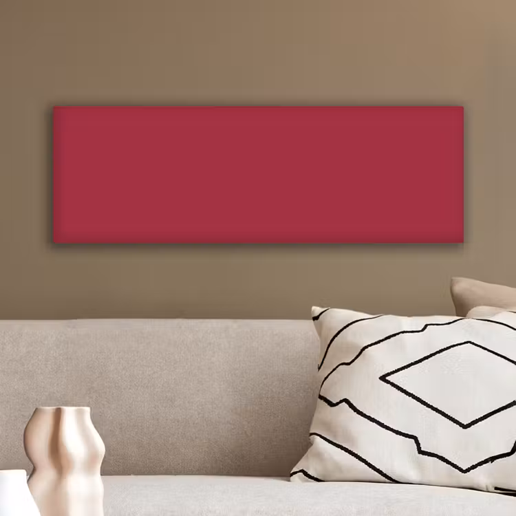 Rood - Effen kleur canvas 2cm klein 828 -sfeer3