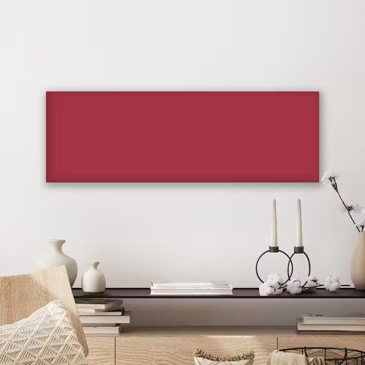 Rood - Effen kleur canvas 2cm klein 828 -sfeer6