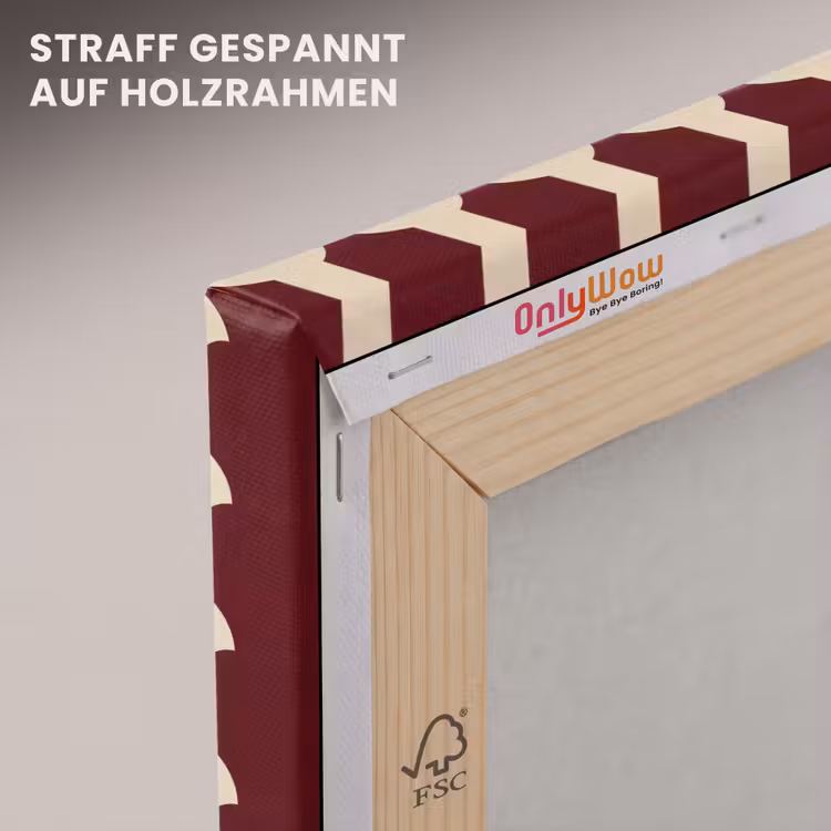 Rood - Tegelpatroon - Crème canvas 2cm klein 34 -uniquesellingpoint_afwerking-onlywow_DE