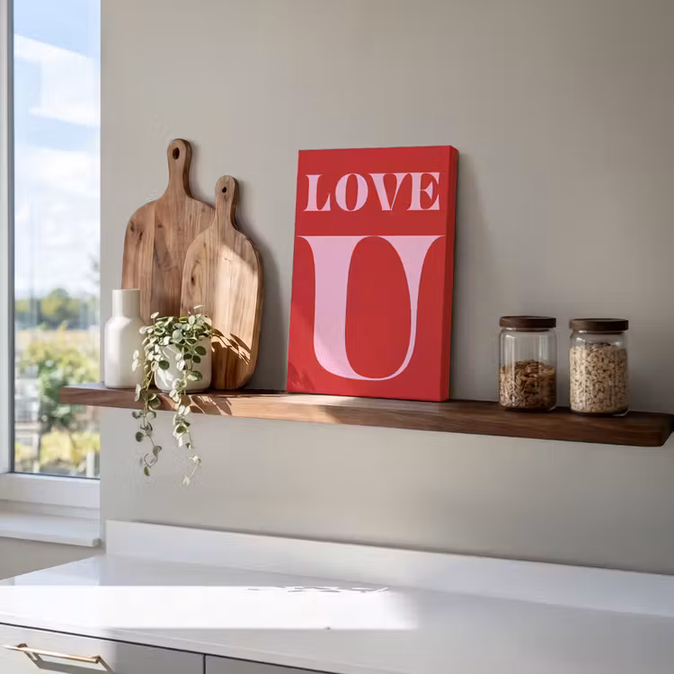 Rood - Love - Valentijn - Roze canvas 2cm klein -closeup_print_DE