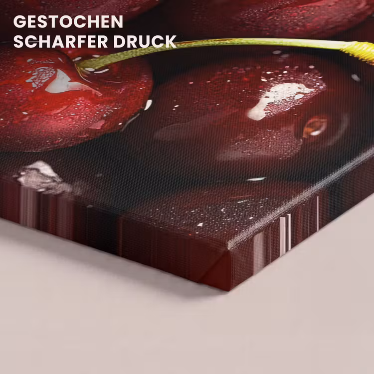 Rood - Fruit - Kersen canvas 2cm klein -closeup_print_DE