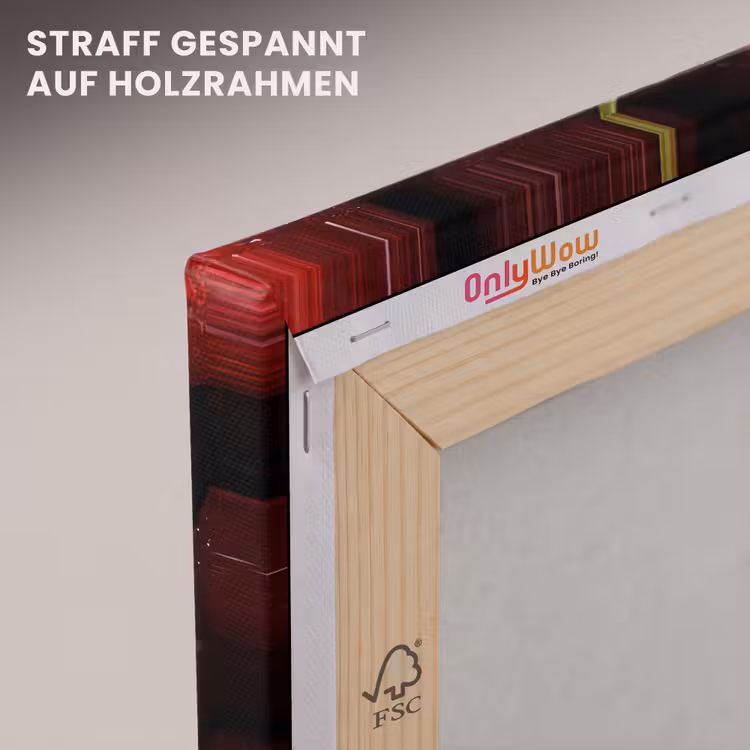Rood - Fruit - Kersen canvas 2cm klein -uniquesellingpoint_afwerking-onlywow_DE