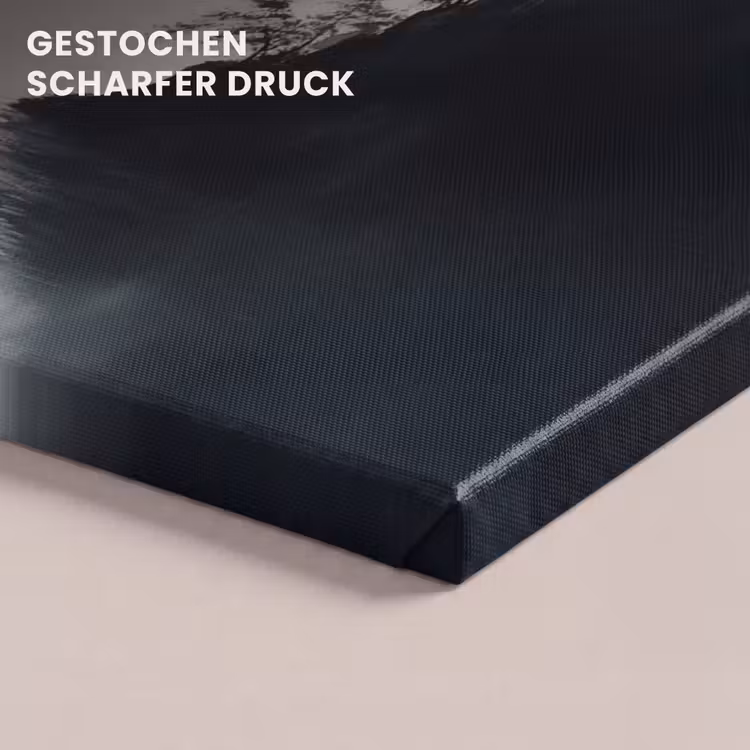 Roeiboot - Mistig - Bergen - Vogels canvas 2cm klein -uniquesellingpoint_afwerking-onlywow_DE