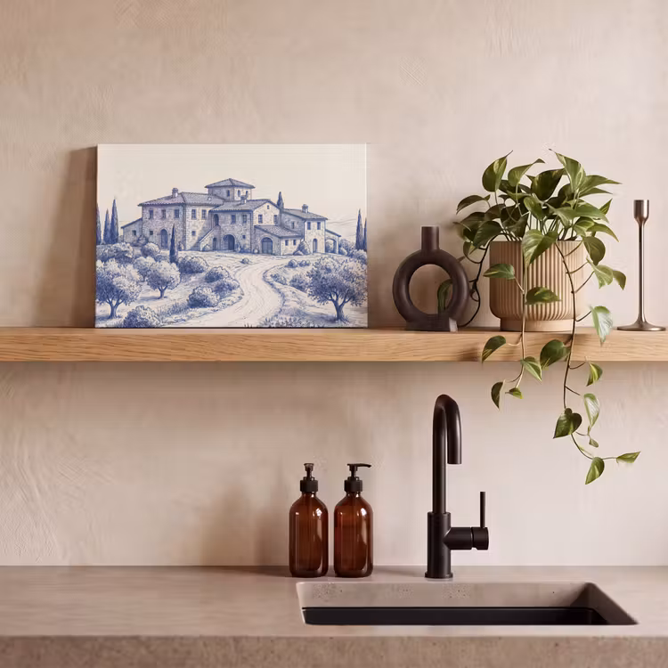 Rustiek - Landgoed - Blauw canvas 2cm klein -closeup_print_DE