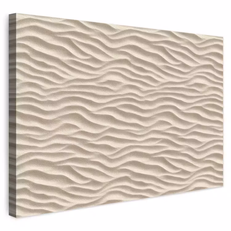 Zand - Golven - Beige canvas 2cm klein 34 -3d
