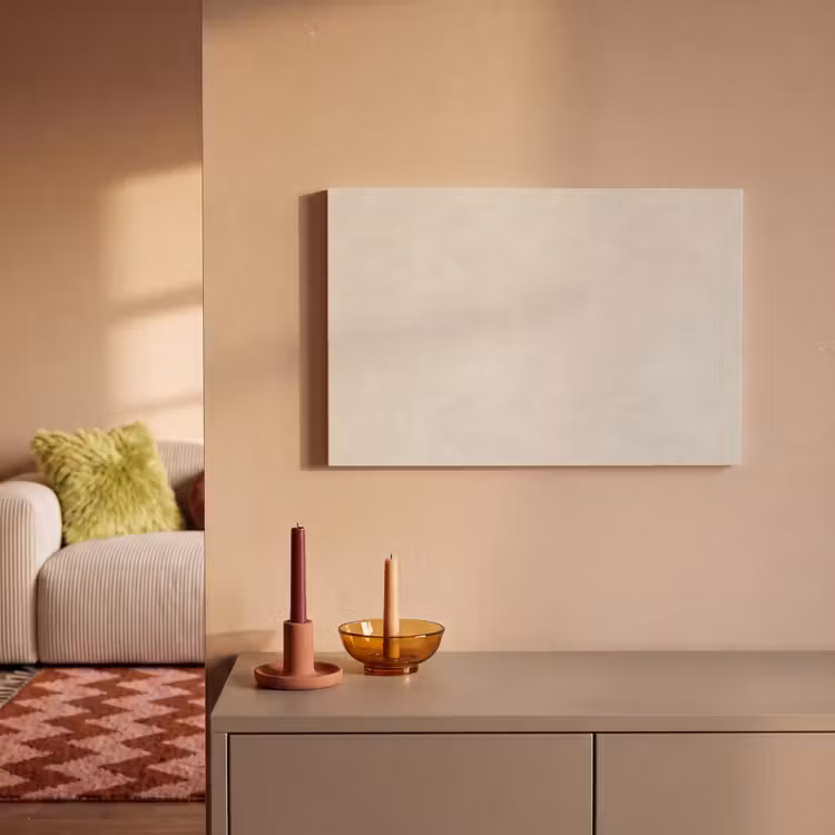 Zandkleurig - Modern - Egaal canvas 2cm klein 34 -sfeer1