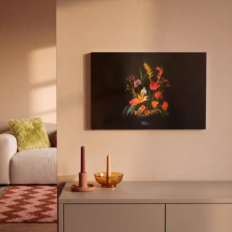 Schaal - Boeket - Bloemen canvas 2cm klein -sfeer1