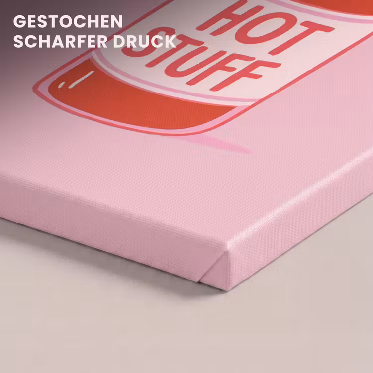 Pittig - Rood - Saus - Grafisch canvas 2cm klein -closeup_print_DE