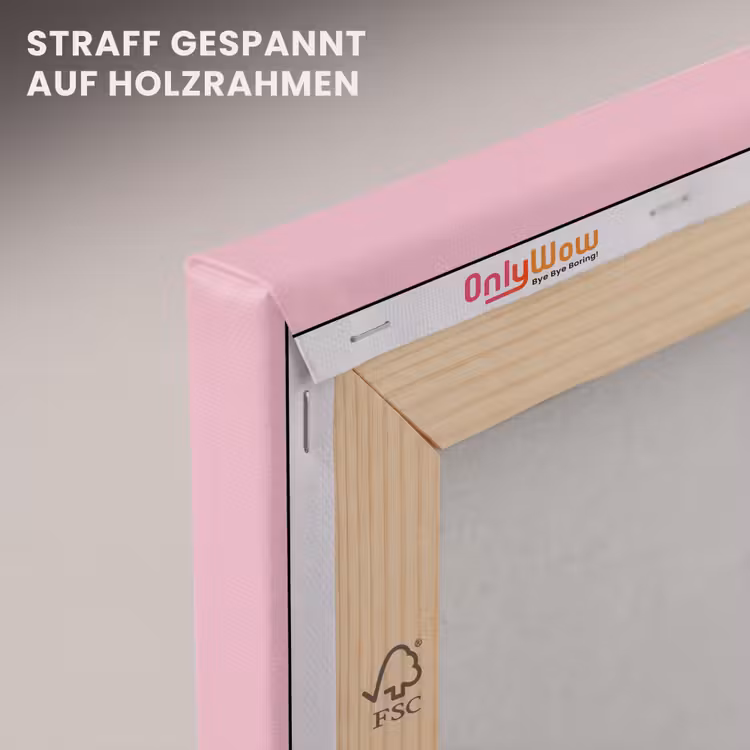 Pittig - Rood - Saus - Grafisch canvas 2cm klein -uniquesellingpoint_afwerking-onlywow_DE