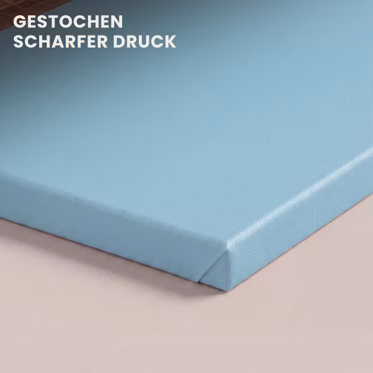 Bolletjes - Schepijs - Hoorntje - Blauw canvas 2cm klein -uniquesellingpoint_afwerking-onlywow_DE