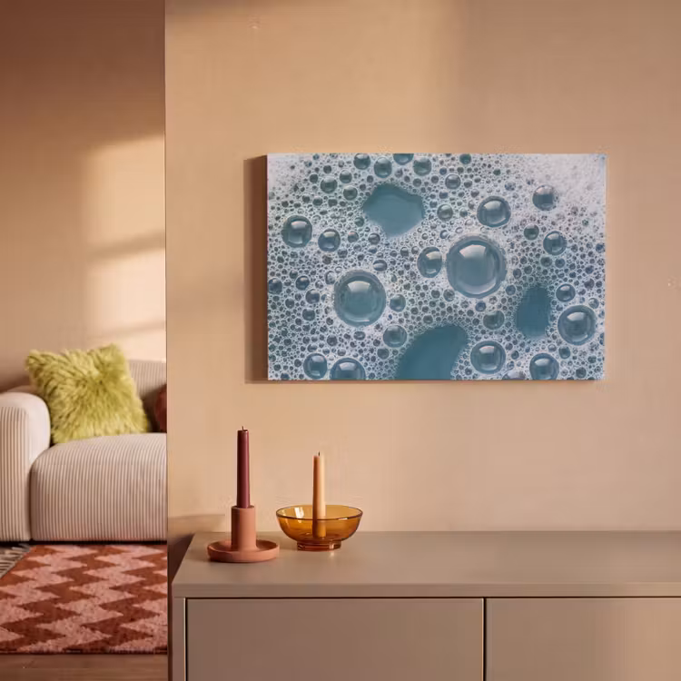 Schuim - Water - Textuur canvas 2cm klein -sfeer1